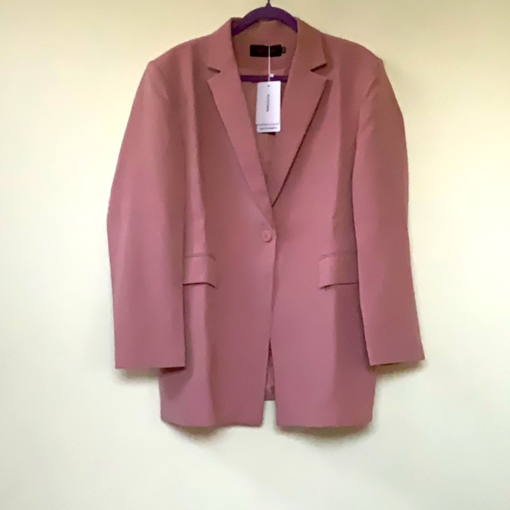 PLOYDIEN Classic Long Blazer Jacket for Women